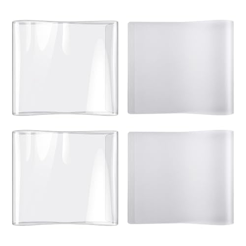 4PCS Mahjong Card Sleeve Set, 2 Clear And 2 Matte Sleeves, Waterproof Mahjong Card Cover, Premium Mahjong Card Protector For 2025-2026 Large Cards, Ideal For Gameplay Protection And Gift Giving