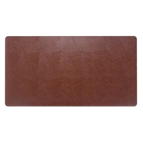 MTG Playmat Vegan Leather TCG Playmat Board Game Card Game Trading Card Game Play Mat Desk Pad Hand Stitched Edges Both Sides Leather Smooth Soft Luxurious and Textured 23.5x13.8in