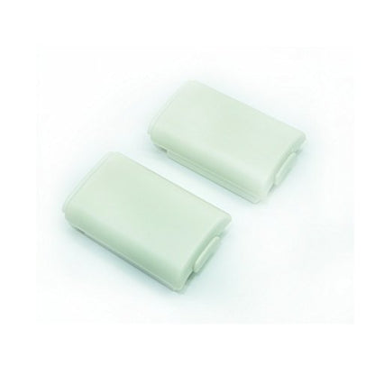 2x White Battery Cover For Microsoft Xbox 360 Wireless Controller