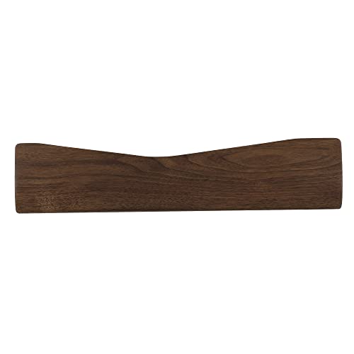 Ergonomic Wooden Wrist Rest Solid Wood Walnut for Keychron Q8 - color: Walnut Q8 Wrist Rest