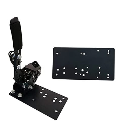 Racing Game USB Handbrake Drift Adapter Board for Logitech G27 G29 Steam Racing Game Simulation Bracket Accessories (Left, Black) - size: Left