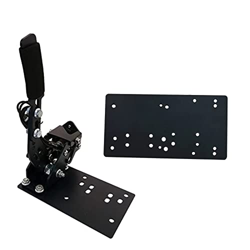 Racing Game USB Handbrake Drift Adapter Board for Logitech G27 G29 Steam Racing Game Simulation Bracket Accessories (Left, Black) - size: Left