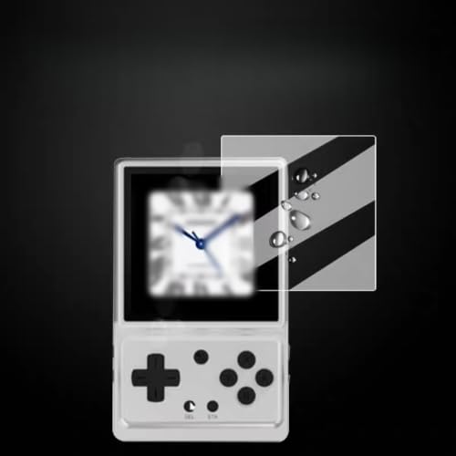 Tempered Glass Screen Protector For RG Rotate Handheld Game Player,9H Hardness HD Clear Anti-Scratch Anti-Fingerprint Ultra-Thin Screen Guard Film For RG Rotate Retro Gaming Console