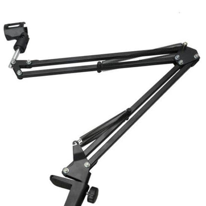 TECHTONGDA Microphone Mounting Bracket Desk Mic Arm Microphone Stand with Desk Mount Mic Suspension Boom for Live Streaming, Gaming, Podcasting, Radio