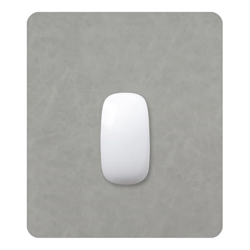 Mouse pad, Non-Slip Washable Waterproof Computer Mouse mat Thick for Laptop Wireless Mouse Home Office Travel, Portable 9.8"x 8.3" S Light Grey - color: Light Grey, size: 9.8" x 8.3"