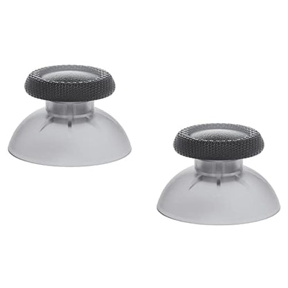 eXtremeRate Clear Black Replacement Thumbsticks for PS5 Controller, Custom Analog Stick Joystick for PS4 Controller Universal - color: Clear Black