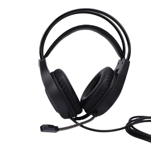 EBTOOLS Wired Gaming Headset 50mm Driver 7.1 Surround Sound, Over Ear Headphones with Noise Cancelling Microphone Memory Foam Ear Cushions for PC Switch