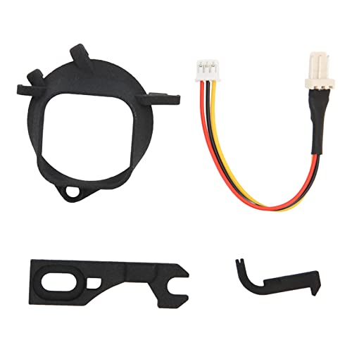 Cuifati 3D Print Console Fan Mount Kit, Mini Brushless Cooling Fan Bracket for DC Gaming Console, Compatible with x10 5V Fans, Silent with GDROM Emulators