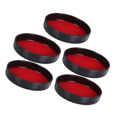 Vaguelly 5pcs Dice Cup Base Tray Precision Fit Dice Storage Case Plastic for Parties Games Bars Easy Installation Sound Dampening Design