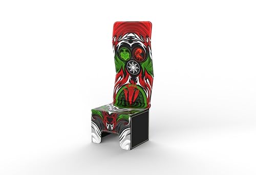 Vault- TCG/MTG 100+ Card Color Combo Deck Box (White/Red/Green) - color: White/Red/Green