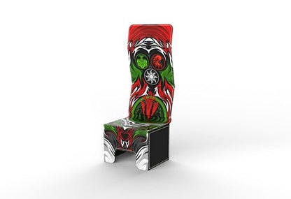 Vault- TCG/MTG 100+ Card Color Combo Deck Box (White/Red/Green) - color: White/Red/Green