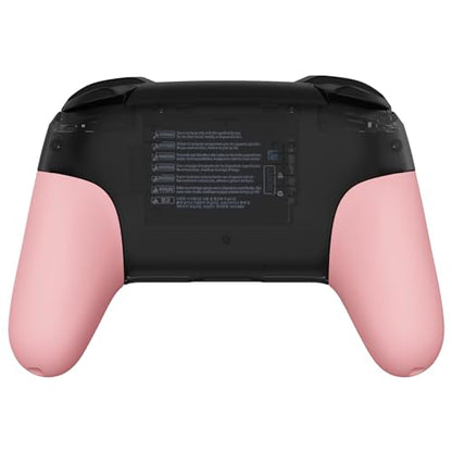 eXtremeRate Puffy Pink Replacement Handle Grips for Nintendo Switch Pro Controller, DIY Custom Hand Grip Shell for Nintendo Switch Pro - Controller NOT Included - color: Puffy Pink