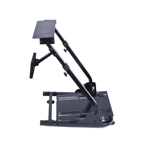 ZHSYMX Racing Wheel Stand Compatible with Logitech G920 G29 G27 G25 Gaming Cockpit Height Adjustable Foldable Gaming Racing Simulator