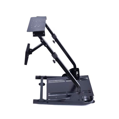 ZHSYMX Racing Wheel Stand Compatible with Logitech G920 G29 G27 G25 Gaming Cockpit Height Adjustable Foldable Gaming Racing Simulator
