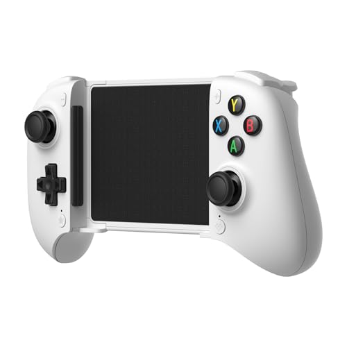 8BitDo Ultimate Mobile Gaming Controller for Android devices, Bluetooth Mobile Game Controller with Hall Effect Joysticks and Hall Triggers (White) - color: White