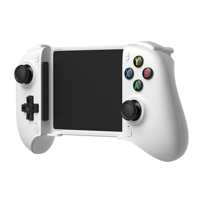 8BitDo Ultimate Mobile Gaming Controller for Android devices, Bluetooth Mobile Game Controller with Hall Effect Joysticks and Hall Triggers (White) - color: White