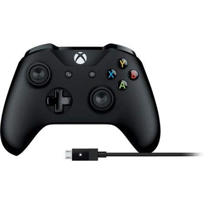 Microsoft 4N6-00001 Xbox Controller + Cable for Windows, Black