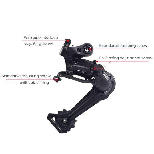 CNC Rear Derailleur 9 Speed Direct Mount/Hanger for Shimano/sram - color: 9-Rear Derailleur+Right Shifter Lever