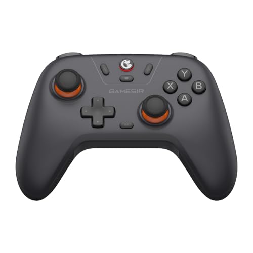 GameSir Nova Lite Wireless Controller – 2.4G & Bluetooth Gamepad for Windows PC, iPhone, Android, Switch & Steam Deck – Hall Effect Triggers, Turbo Function, Rumble Vibration - Black - color: Translucent Black