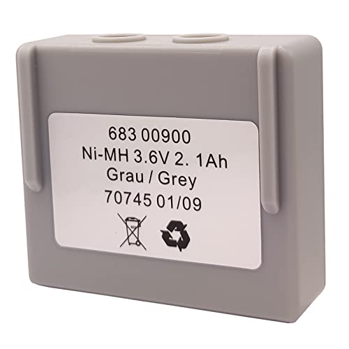 5Pcs Ni-Mh 683 00900 Battery (Grau/Grey 68300900) for HETRONIC Remote Control Battery 3.6V 2.1Ah Rechargeable Battery