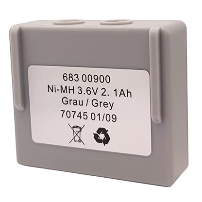 5Pcs Ni-Mh 683 00900 Battery (Grau/Grey 68300900) for HETRONIC Remote Control Battery 3.6V 2.1Ah Rechargeable Battery