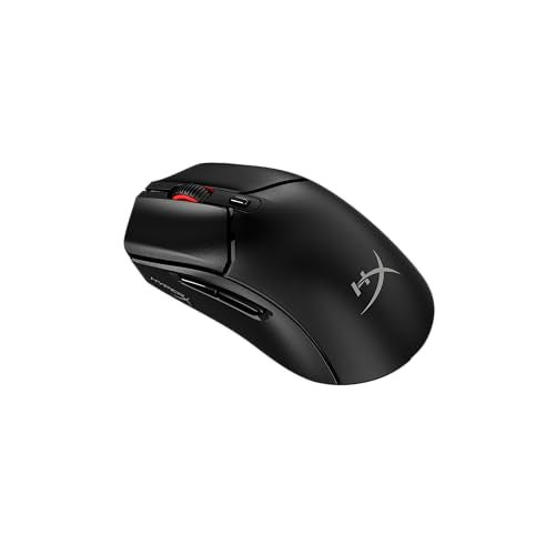 HyperX Pulsefire Haste 2 Core Wireless – Gaming Mouse for PC, Long Battery Life, Lightweight, Custom Core Sensor, Dual Wireless Connectivity, Black - color: Black, size: Wireless, style: Pulsefire Haste 2 Core