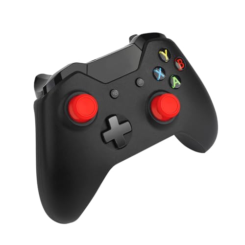 TOMSIN Replacement Joysticks for Xbox One S/X,for Xbox Series X/S Controller,4PCS True Rubberized Thumbsticks Repair Kit for Xbox One Wireless Controller(Red) - color: Red