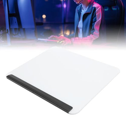 Illuminated Gaming Keyboard Mat RGB Colorful USB Multiple Modes LED Light Gaming Mousepad for Gamers and Professionals Optical PC Aluminum Alloy 360x308x4.8mm