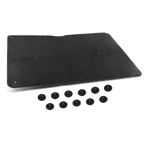 PIT66Hood Insulation Pad 1/2" W/ Clips Compatible with Buick Regal 1981-1987 - style: 1981-1987 Buick Regal