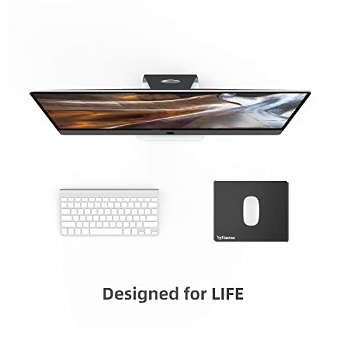 Metal Aluminum Mouse Pad Premium Hard Double Side Waterproof Ultra Smooth Office Supplies Blap Mousepad Fast and Accurate Control for Office and Game Laptop (Black, 9.45x7.87in) - color: Metal Aluminum-Black, size: 9.45x7.87in