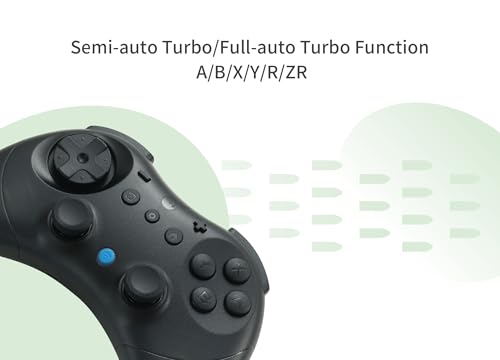 GuliKit Elves 2 Bluetooth Game Controller for Switch/Switch 2,PC & Android | Anti-Drift Hall Effect Joysticks Gamepad,1000Hz Polling Rate,Gyro&Switch 2 Wake-up,Protective Cover, Compact for Small Hand - color: NS58-Black