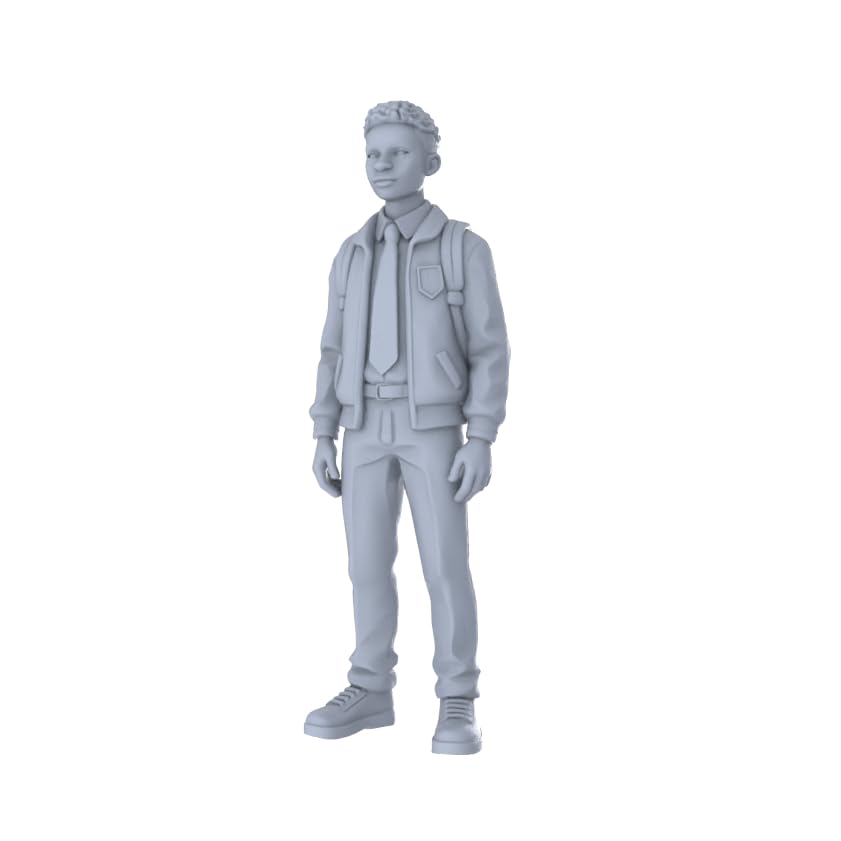 MRY-SFW 1/48 Character Miniature Set of 4 Scene Buildings Figure Collection
