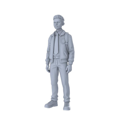 MRY-SFW 1/48 Character Miniature Set of 4 Scene Buildings Figure Collection