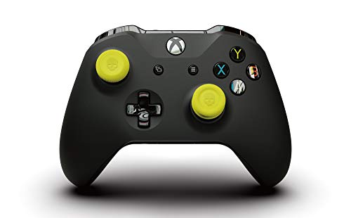 Skull & Co. Skin, CQC and FPS Thumb Grips Joystick Cap Analog Stick Cover for Xbox [XSX/XB1] Controller- Neon Yellow, Set of 6 - color: Neon Yellow, size: Concave-6pcs