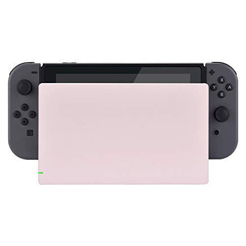 eXtremeRate Cherry Blossoms Pink Custom Faceplate for Nintendo Switch Charging Dock, DIY Replacement Housing Shell for Nintendo Switch Dock - color: Cherry Blossoms Pink