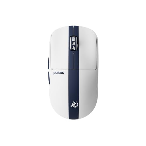 Pulsar Gaming Gears X2 Crazylight Wireless Gaming Mouse, Ultra Lightweight 1.27 oz (36g), Optical Switch, 32000 DPI, 750 IPS, XS-1 Sensor, 8k Compatible (Mini, Bruce Lee 85th Edition) - color: Bruce Lee Edition, size: Mini, style: X2 CrazyLight