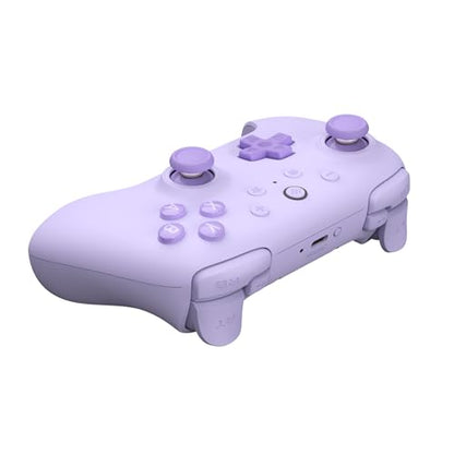8Bitdo Ultimate 2C Wireless Controller for Windows PC and Android, with 1000 Hz Polling Rate, Hall Effect Joysticks and Triggers, and Remappable L4/R4 Bumpers (Purple) - color: Purple