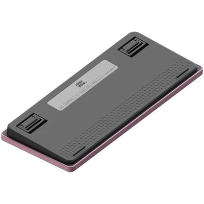 NuPhy Node75 Wireless Mechanical Keyboard, 75% Hot Swappable Custom Low Profile Keyboard, 84 Keys Computer Gaming Keyboards, Supports Touch Gestures, PBT Keycaps, RGB Backlit, Bluetooth/2.4GHz/USB-C - color: Pink, size: Low-Profile Blush Nano Switch