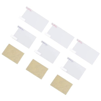 3 Pack Tempered Glass and PET Game Console Screen Protector Film for 3DS XL LL Console Handheld System