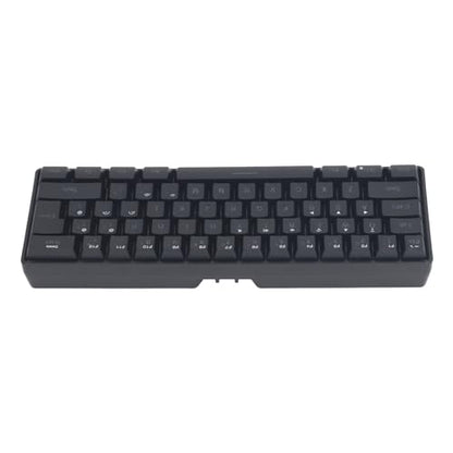 Semme 3 Mode Silent RGB Backlight Keyboard Wired Compatibility for Laptop Phone Tablet Gaming and Office Use (Black) - color: Black
