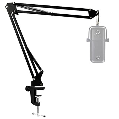 For Elgato Wave 3 Boom Arm Microphone Stand, Professional Mic Boom Arm Mic Stand Compatible with Elgato Wave:3 USB Condenser Microphone by SUNMON - color: Elgato Wave 3 Boom Arm