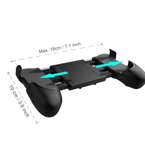 Universal Mobile Game Joystick Spiral Mini Joystick Game Handle Grip Controller Rocker Joypad Foldable Stand Holder for Cellphones (Handle Holder)