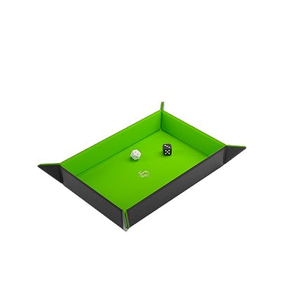 Magnetic Dice Tray Rectangular Black/Green - color: Black/Green