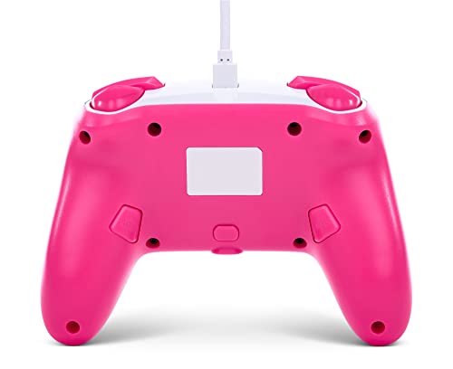 PowerA Enhanced Wired Controller for Nintendo Switch - Kirby, Gamepad, game controller, wired controller, officially licensed - color: Kirby