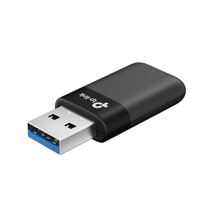 TP-Link AX1800 Wi-Fi 6 USB WiFi Adapter for Desktop PC (Archer TX23U) – Dual-Band Wireless Adapter, Up to 1.8 Gbps (5GHz, 2.4GHz), USB 3.0, Plug and Play, Compact Design, WPA3, Supports Windows 11/10 - style: AX1800, WiFi 6