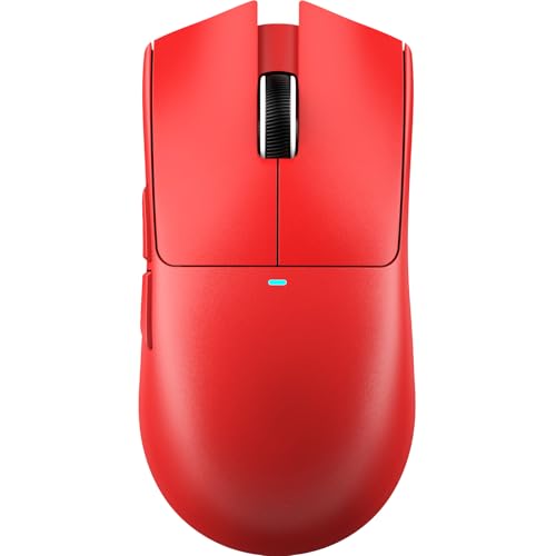 ATTACK SHARK X11SE Wireless Gaming Mouse, 59g Lightweight, Red | Bluetooth/2.4Ghz Wireless/Wired Connectivity, 22K DPI, PixArt PAW3311 Gaming Sensor, 1K Polling Gamer Mice for PC/Mac - color: Red