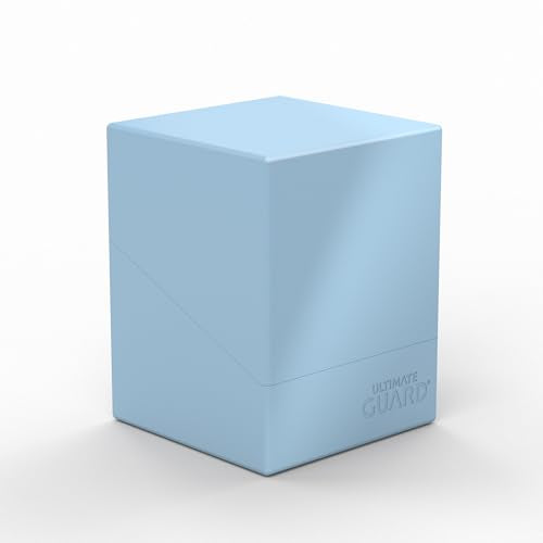 Ultimate Guard Boulder Solid 100+, Deck Case for 100 Double-Sleeved TCG Cards, Baby Blue, Secure & Durable Storage for Trading Card Games, No Transparency - color: Baby Blue