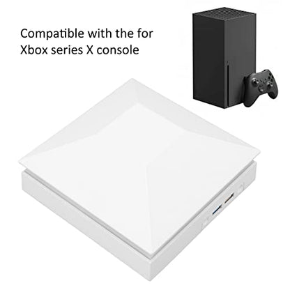 Console Cooling Fan Controller Charger Accessories Charging Station Cooling Station Cooling Fan Stand,Cooling Fan 12w Colorful Light Adjustable for Touch Console (White)