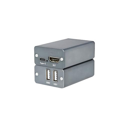 4K30Hz UVC to HDMI Converter/Adapter with Power Delivery, Compatible with DJI Osmo Action 4/5 & Pocket 3, Insta360, USB to HDMI, for Live Streaming, Webcam to TV/Monitor/Capture Card
