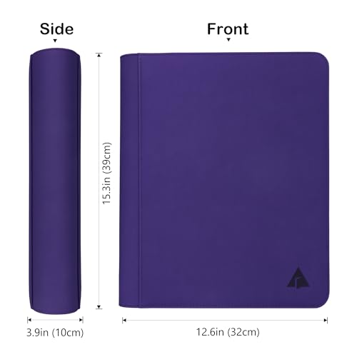 Top loader Binder, Holds 504 Top loaders, 9-Pocket Top Loader Binders with Sleeves for TCG & Sports Cards in 3'' x 4'' Top loaders -Purple - color: Purple